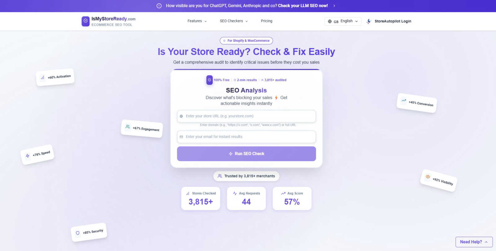 IsMyStoreReady.com industrial interface and deployment features