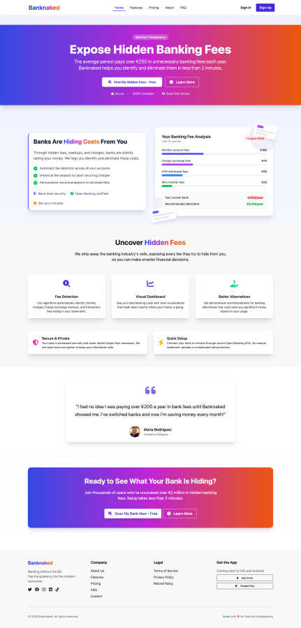 Banknaked industrial interface and deployment features