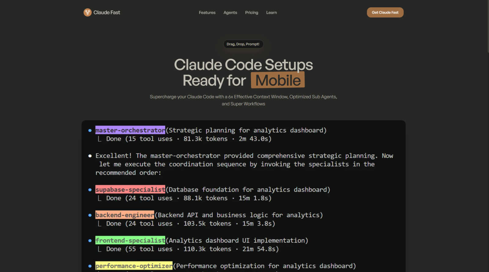 Claude Fast industrial interface and deployment features