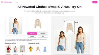 Clothes Swap & Virtual Try-On - AI tool for E-commerce