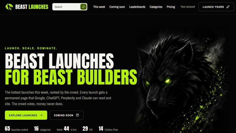 Beast Launches screenshot