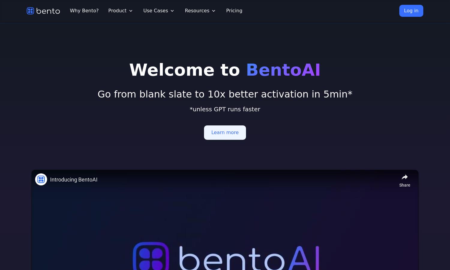 BentoAI Website