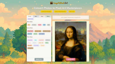 Imagetopixel - Convert Images to Pixel Art - AI tool for Image & Photo