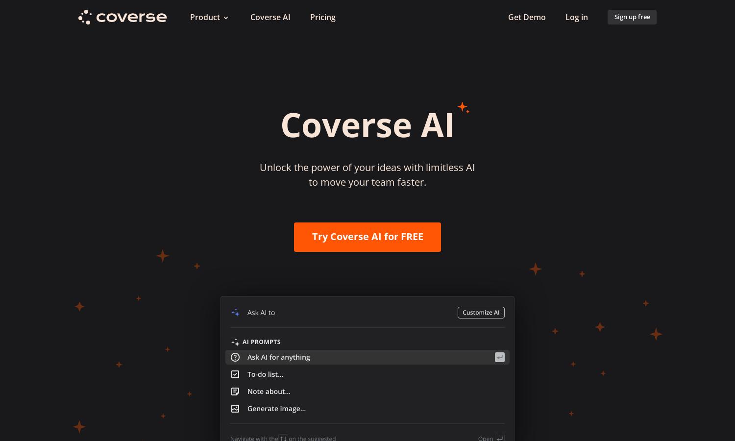 Coverse Website