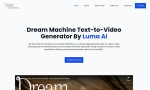 Dream Machine by Luma AI Website