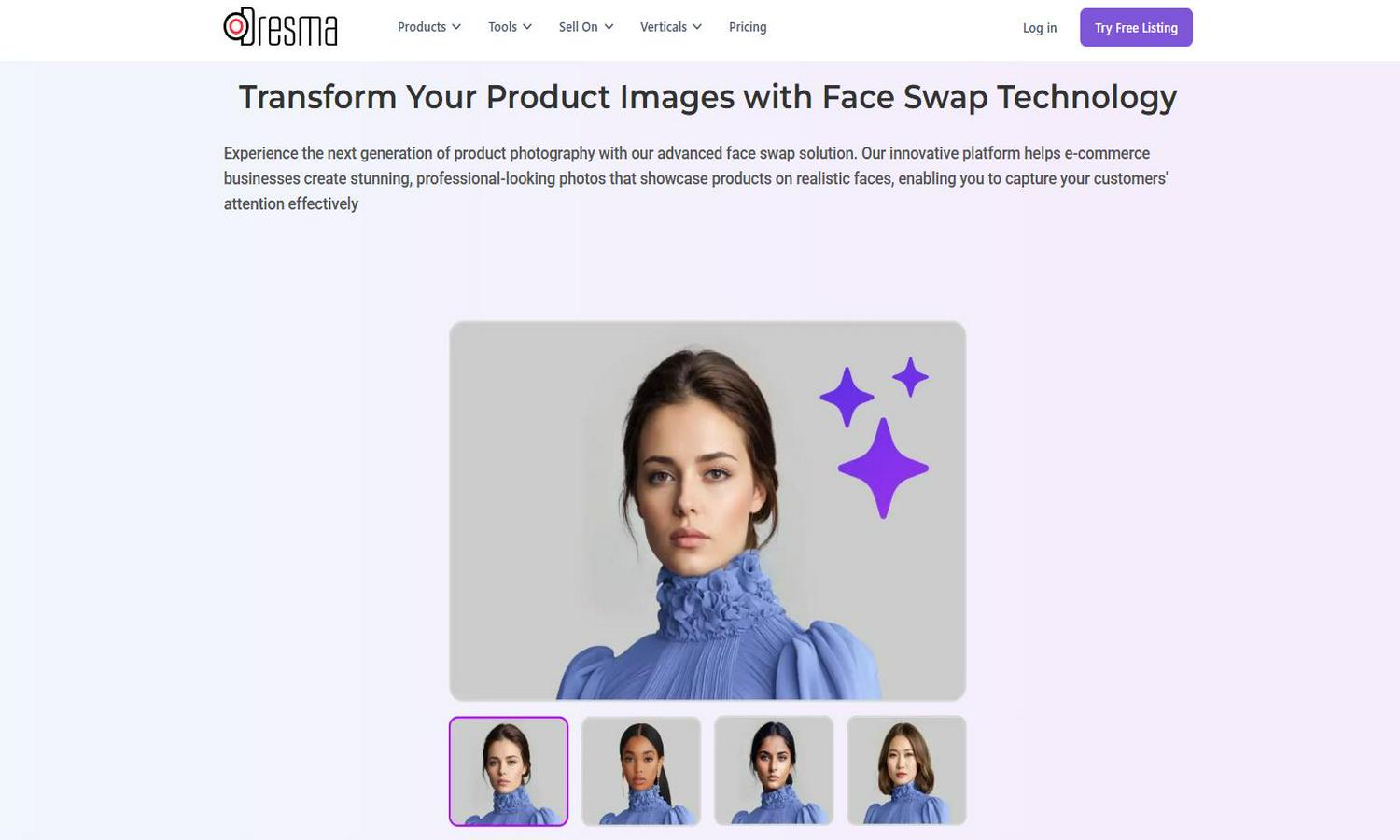 Face swap Website