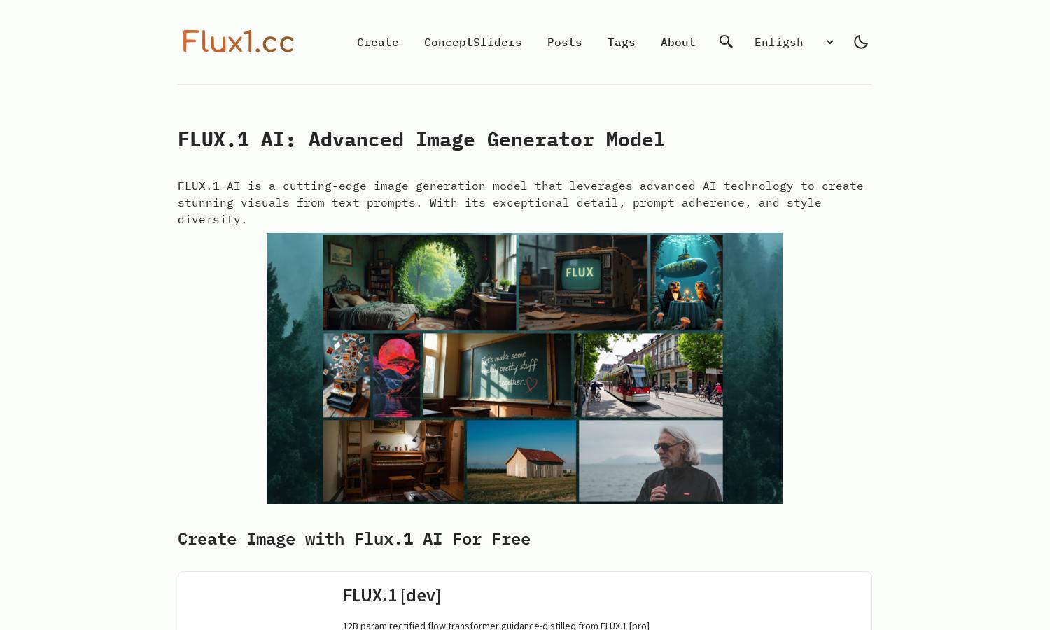 Flux.1 Website