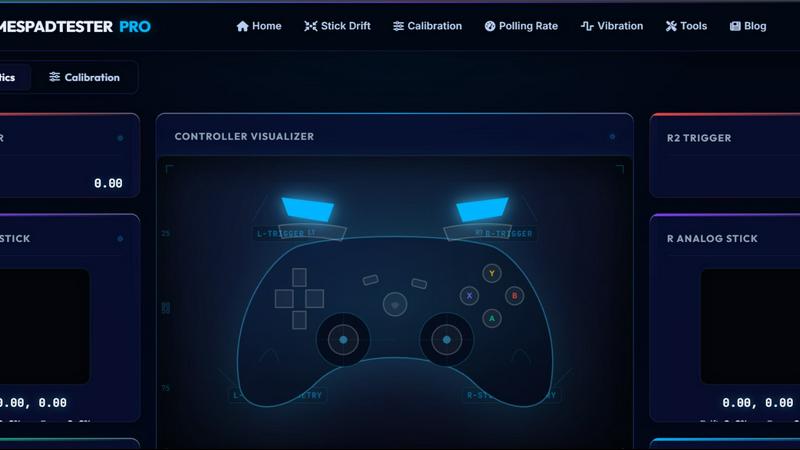 gamespadtesterpro.com screenshot