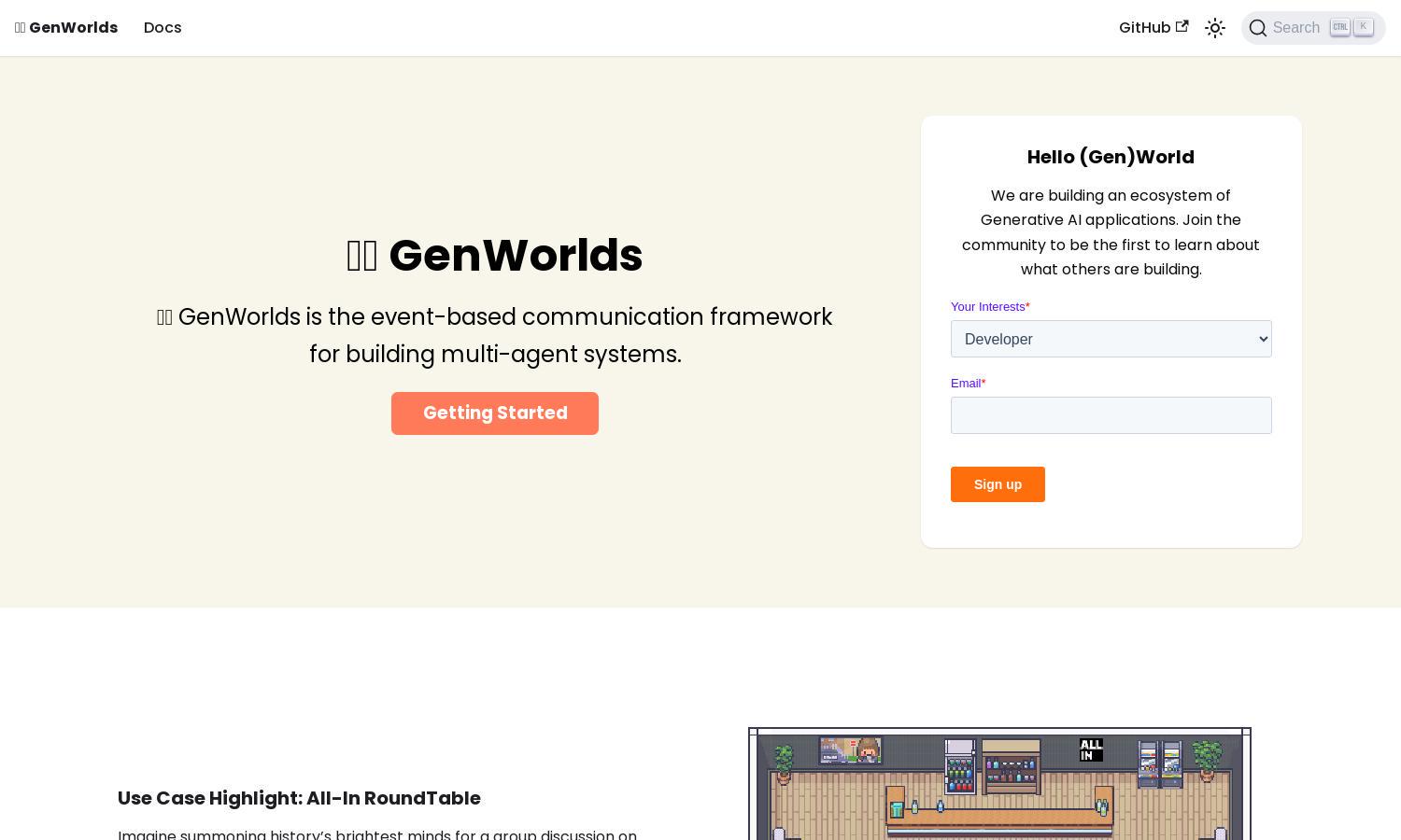 GenWorlds Website