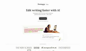 Hemingway Editor Plus Website