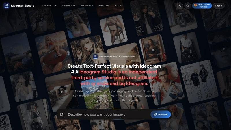 Ideogram Studio screenshot