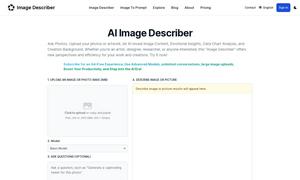 Image Describer Website