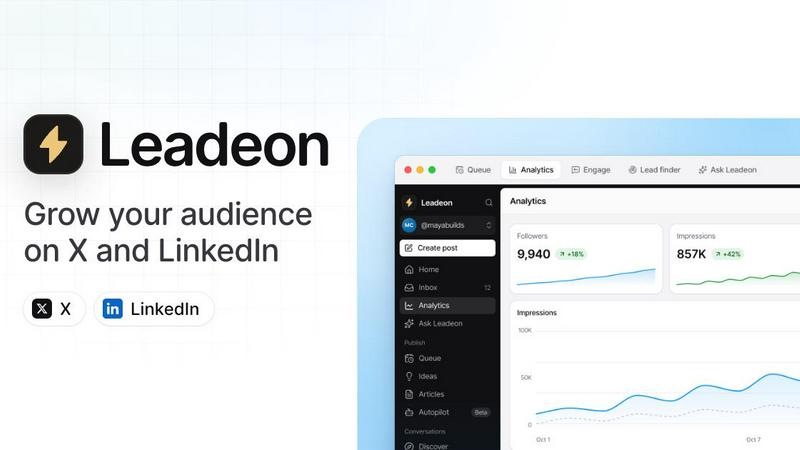 Leadeon screenshot