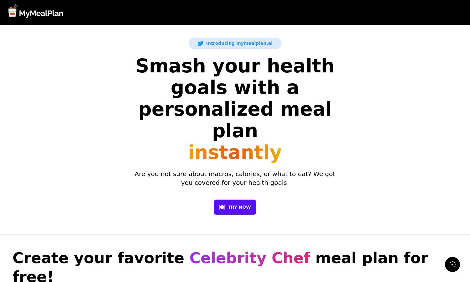 MyMealPlan Website