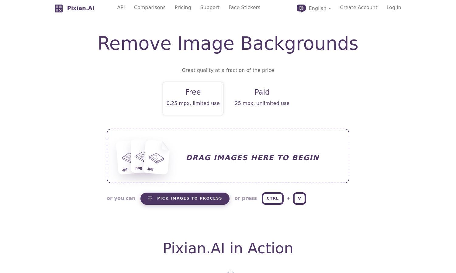 Pixian.AI Website