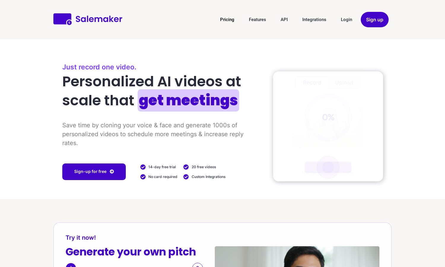 Salemaker Website