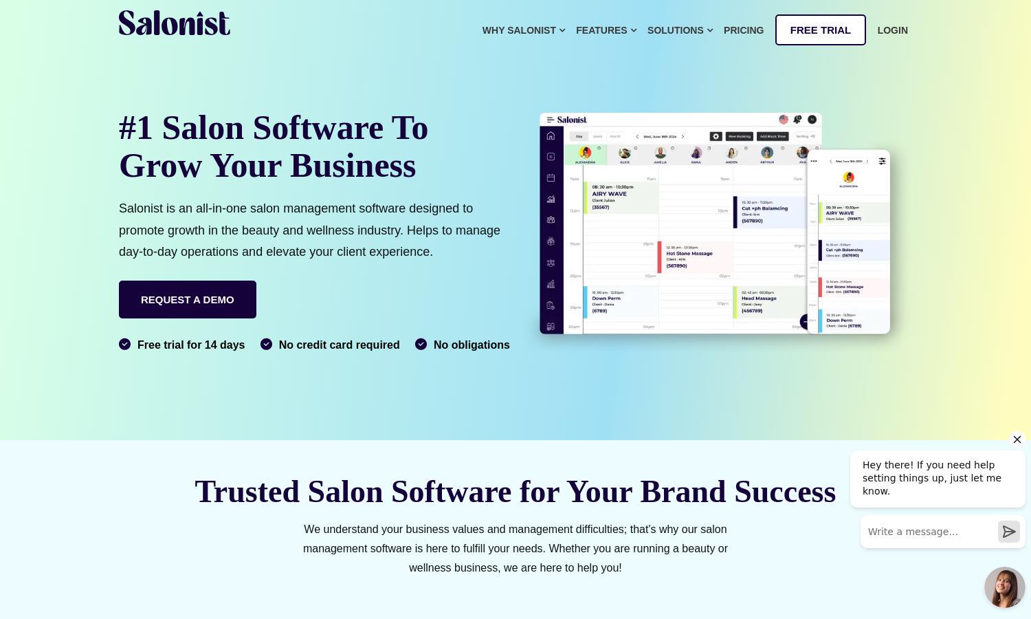 Salonist Website