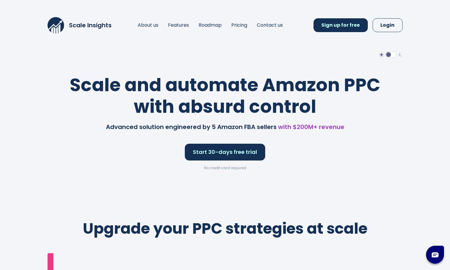 Scale Insights Website