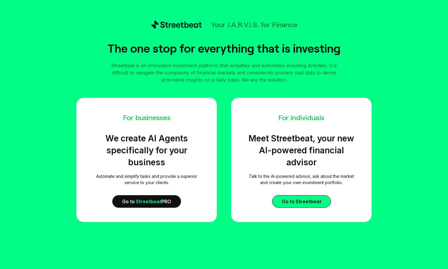 Streetbeat Website