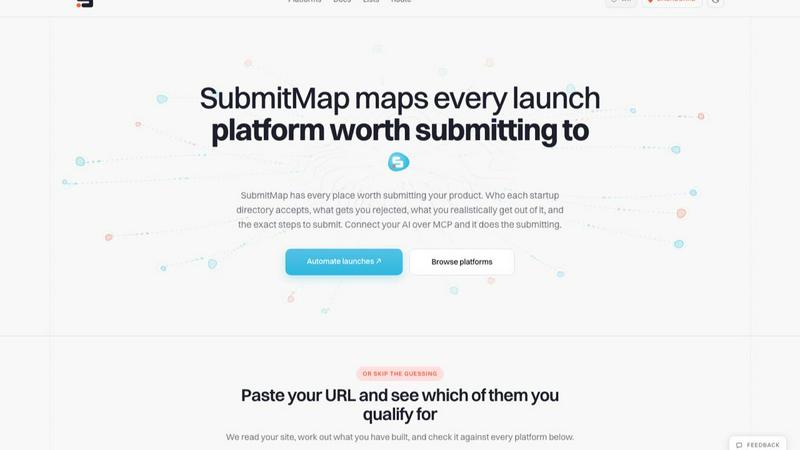 SubmitMap screenshot